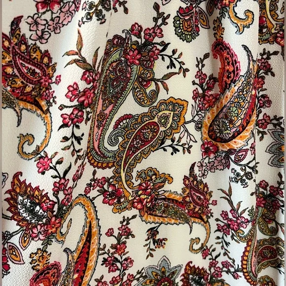 NWT! Bailey Blue Paisley Print Maxi Dress - Picture 3 of 9